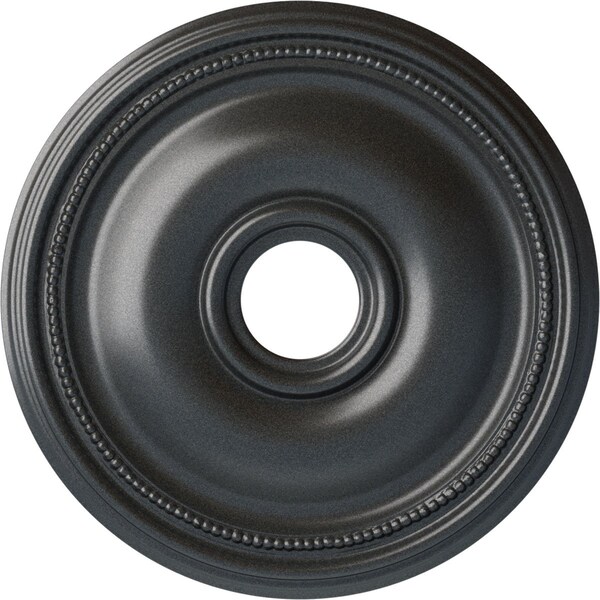 Ekena Millwork Bradford Ceiling Medallion (Fits Canopies up to 4 3/8"), 18 1/8"OD x 3 3/4"ID x 1 1/8"P, Pewter CM18BRPES - main